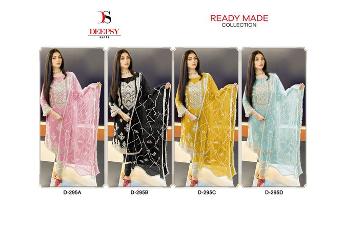 D 295 By Deepsy Readymade Pakistani Suits Catalog
